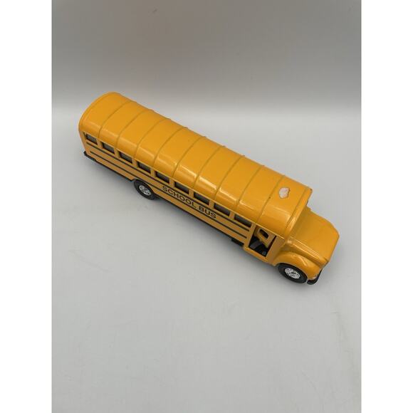 Yellow School Bus 7” Die-cast Metal Toy - Picture 3 of 8